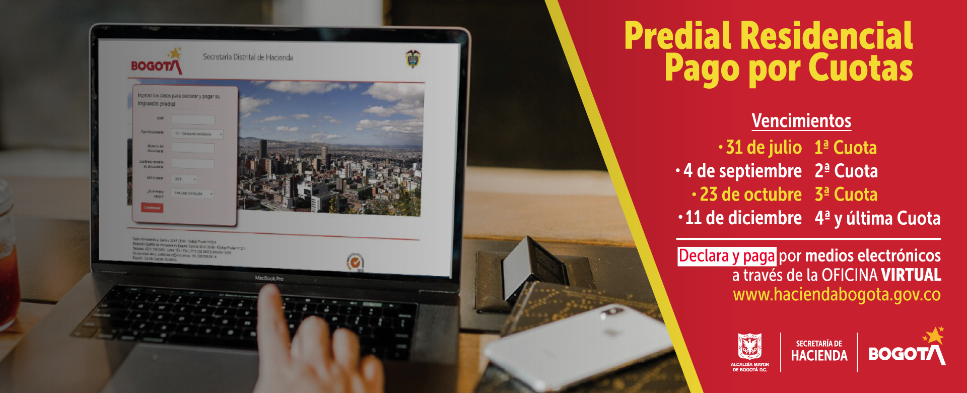 Predial Residencial pago por cuotas