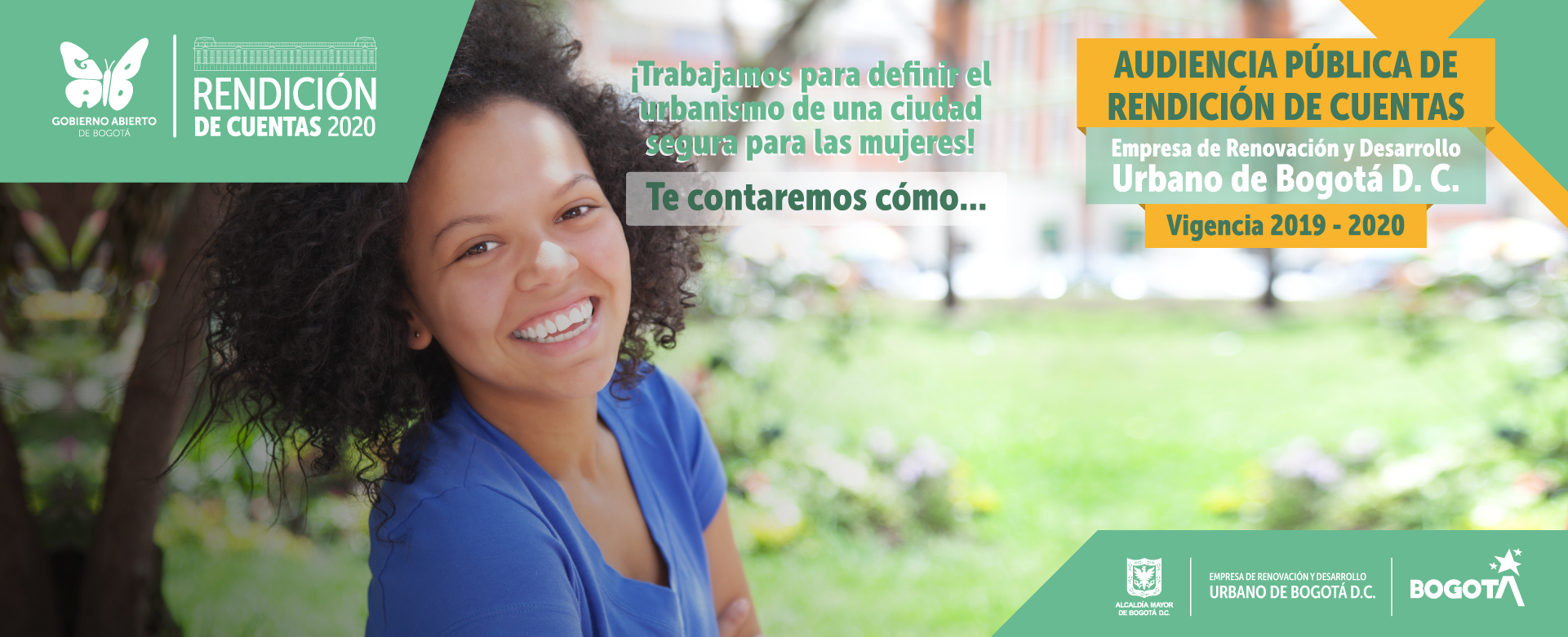Invitación Rendición de Cuentas Empresa de Renovación y Desarrollo Urbano de Bogotá