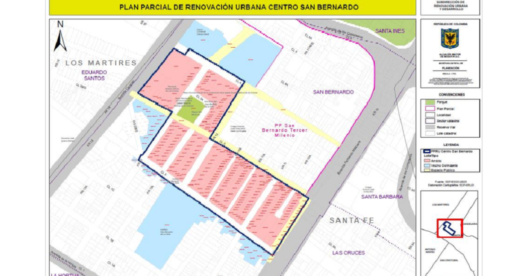 Asiste a la socialización del plan de renovación urbana del Centro San Bernardo