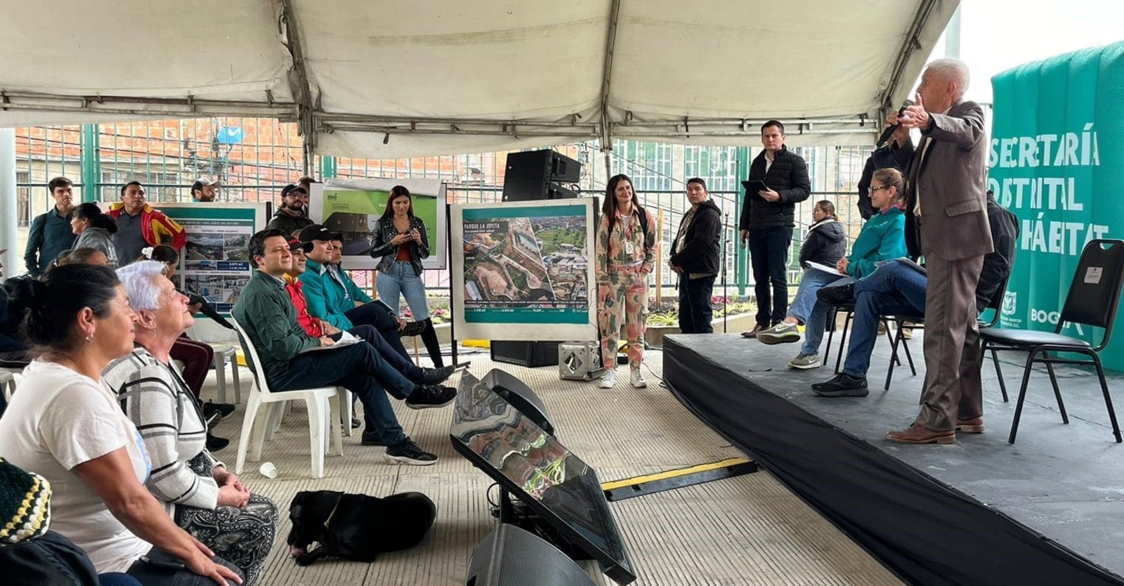 Alcalde Galán recorre proyectos Integrales de Revitalización en el Ámbito del Cable Aéreo San Cristóbal