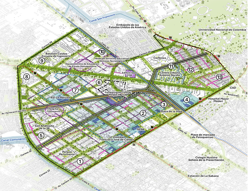 ZiBo se encuentra en fase de formulación y fue radicada en la Secretaría Distrital de Planeación en mayo del 2024.
