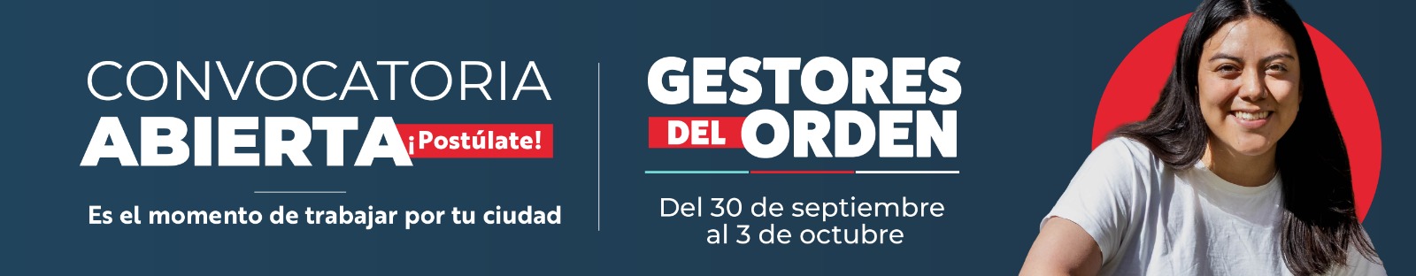 Convocatoria primeros gestores del orden