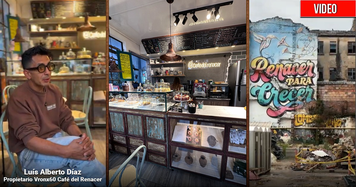 Luis Alberto Díaz Propietario vronx60 café del renacer