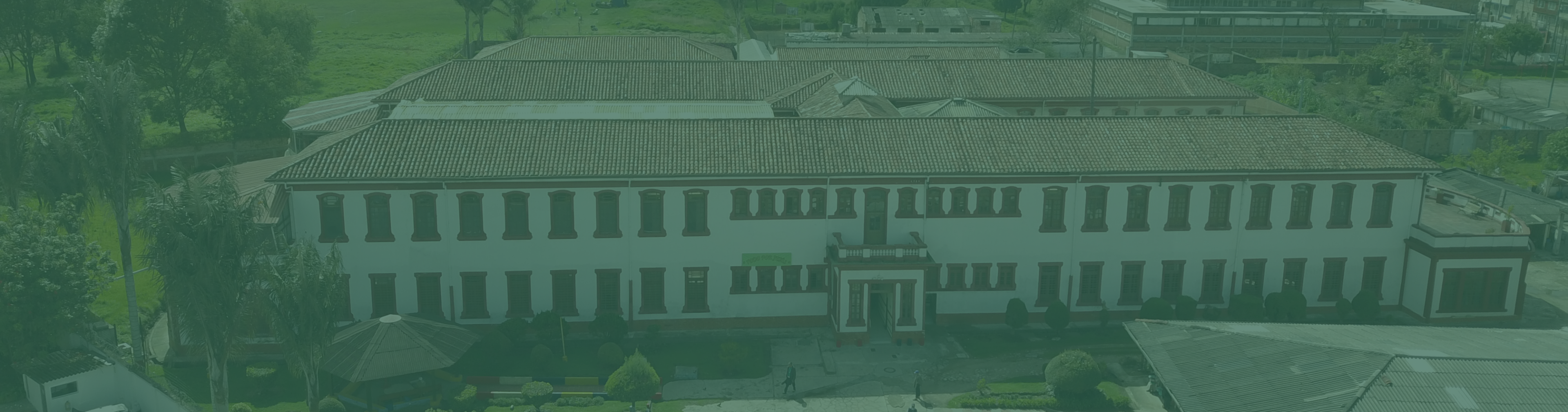 Encabezado traslucido verde aguamarina para Ancianato San Pedro Claver