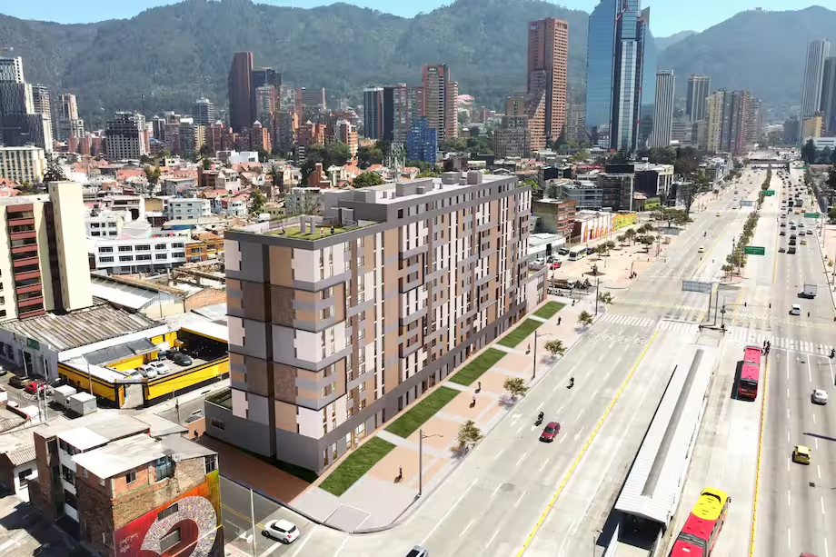 Render Centro de Bogotá proyecto renacer