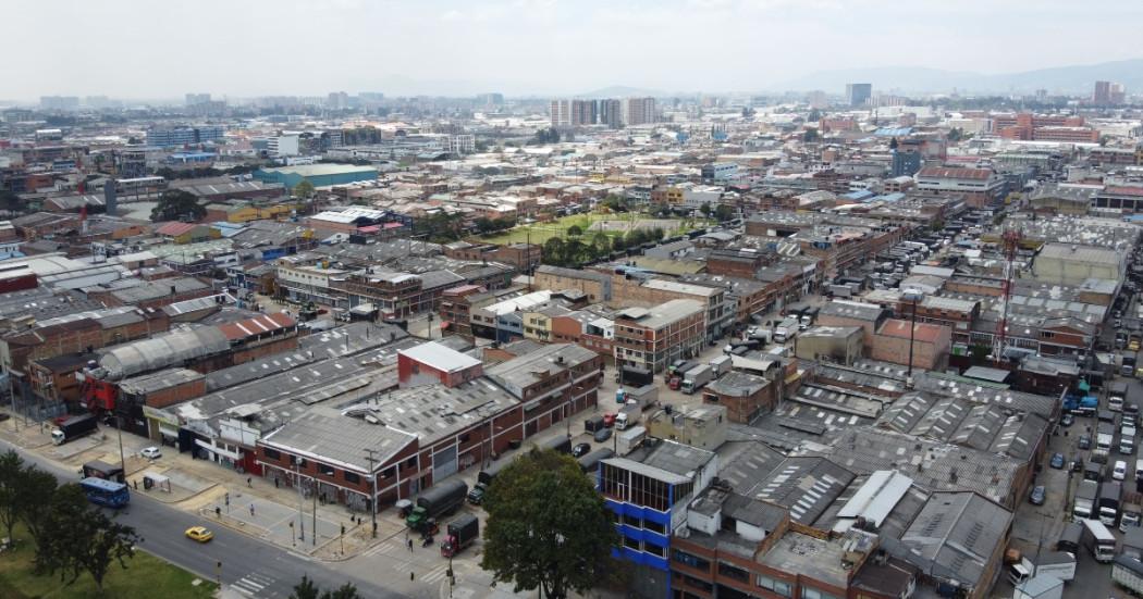 Fotografía zona industrial de bogotá