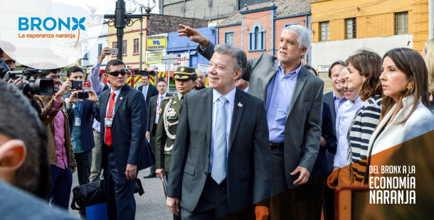 Imagen de Alcalde Enrique Peñalosa con el Presidente Juan Manuel Santos