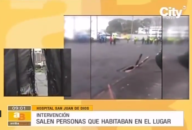 Intervención de desalojo en el Complejo Hospitalario San Juan de Dios | CityTV