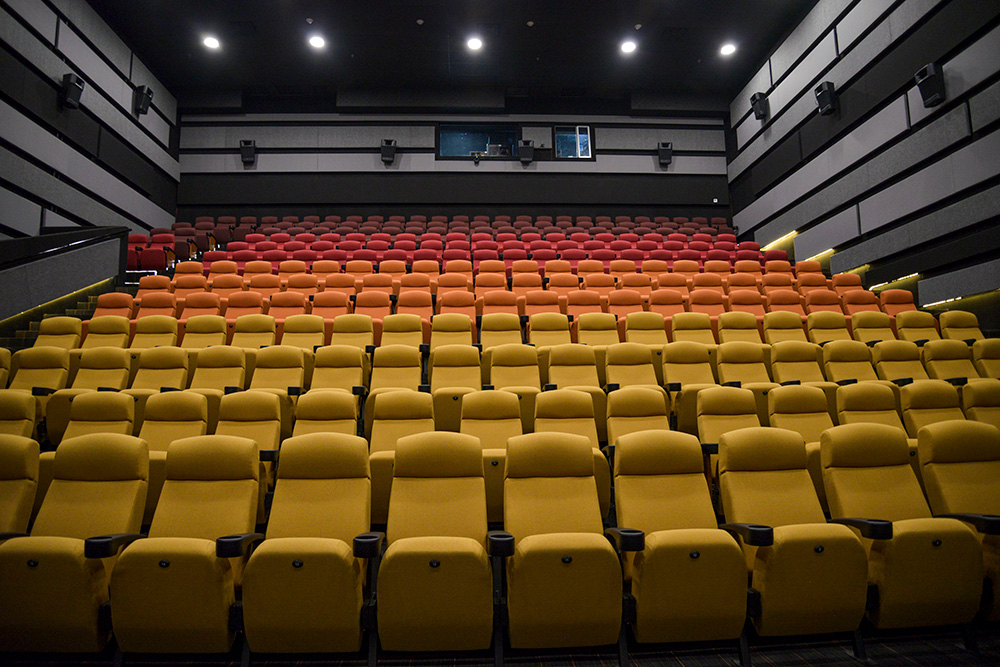 Sala de proyección de la Cinemateca de Bogotá
